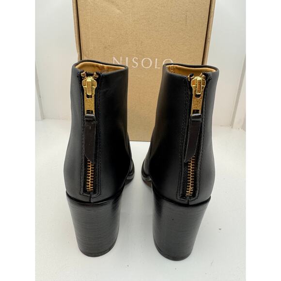Nisolo Dari Commuter Boot – Black Leather -- Zips up the back – Size 10 - NEW - Picture 8 of 11